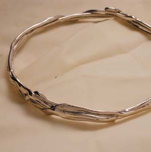thin twist tangle bangle